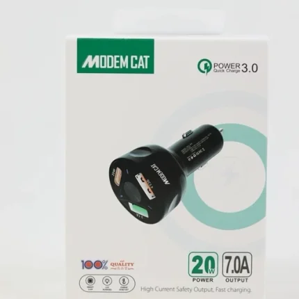 شارژر فندکی 20 وات Modem Cat مدل MCC-008